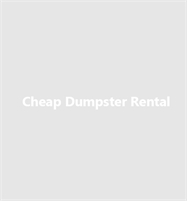  Cheap Dumpster  Rental